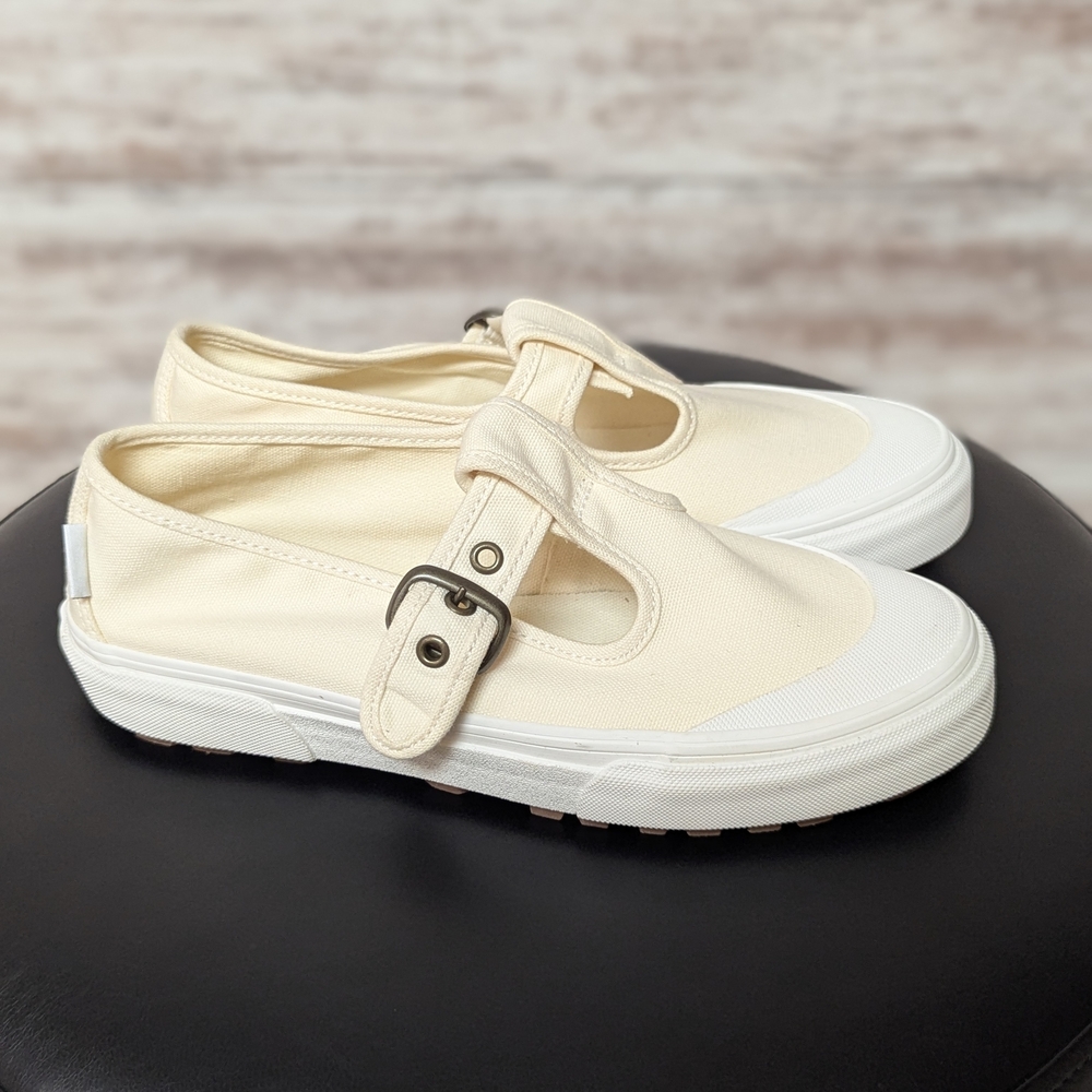 Vans Style 93 Cream Canvas Mary-Jane
